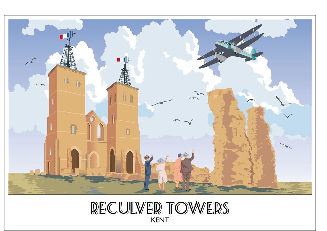 Reculver Towers 2, Herne Bay, Kent, Roman Fort