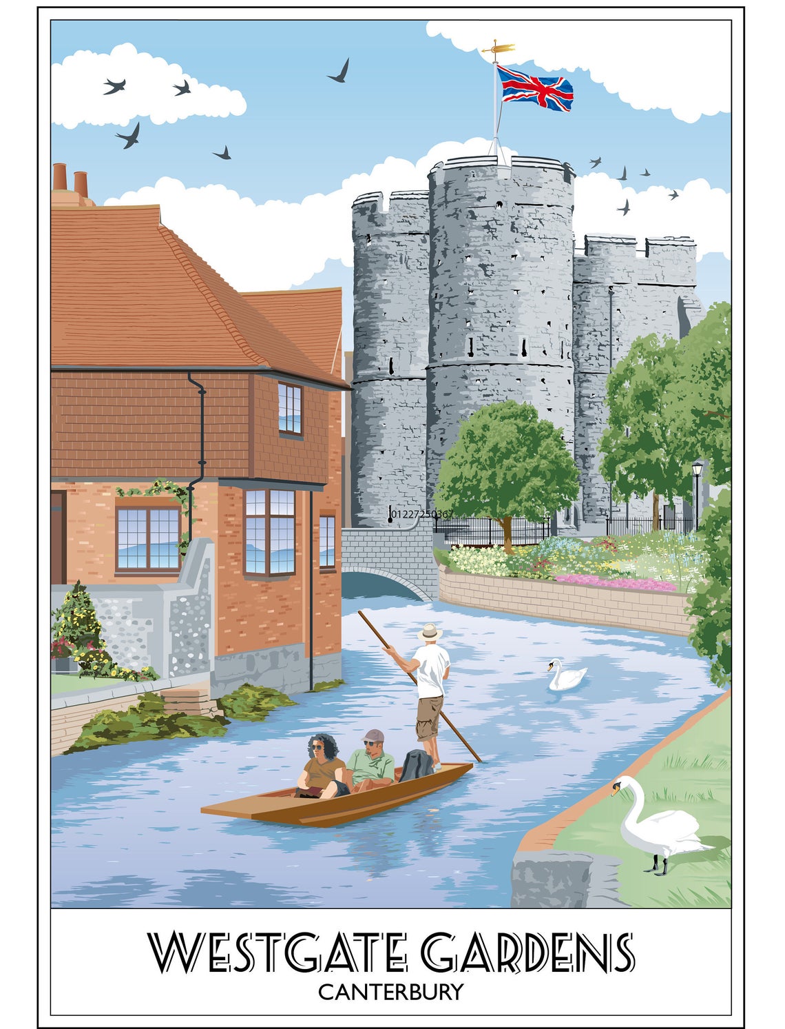 Westgate Gardens, Westgate Towers, Canterbury, Saint Dunstan's