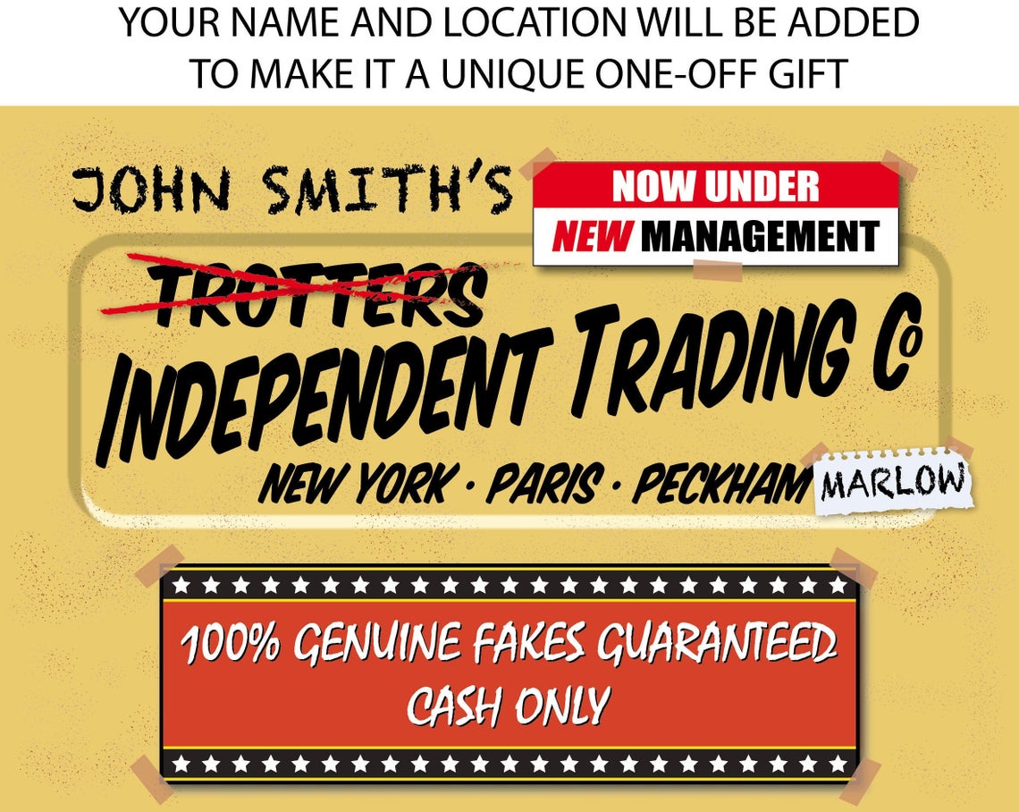 Only Fools and Horses personalised Poster