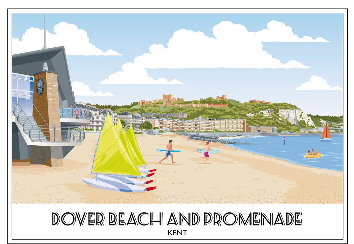 Dover Beach and Promenade, Kent